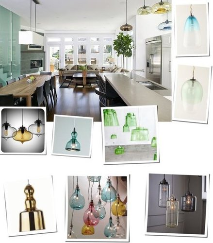Colored Glass Pendant Lamp Shopping