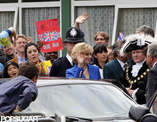 Naomi Gets Into Her Royal Role on Set in England Naomi Gets Into Her Royal Role on Set in England