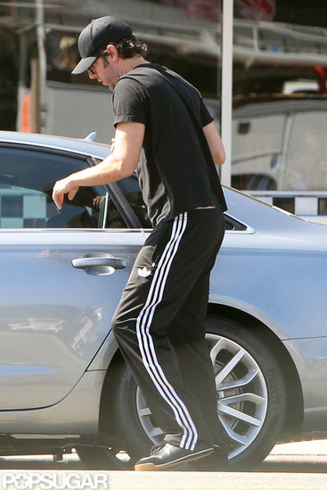 Sacha Baron Cohen got into his car after dining with wife Isla Fisher.
Sacha Baron Cohen got into his car after dining with wife Isla Fisher.