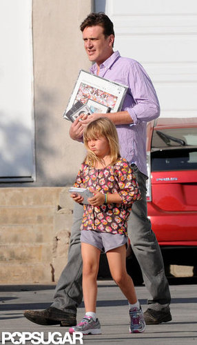 Jason Segel and Matilda Ledger went shopping together in LA.
Jason Segel and Matilda Ledger went shopping together in LA.