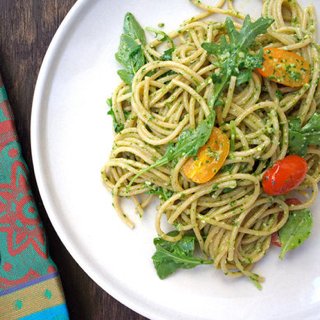 Arugula Pesto Pasta Recipe