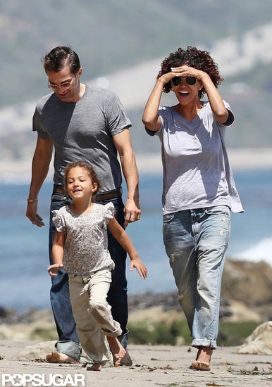 Halle Berry and Olivier Martinez were on the beach in Malibu, CA, with Nahla in early May 2012.
Halle Berry and Olivier Martinez were on the beach in Malibu, CA, with Nahla in early May 2012.