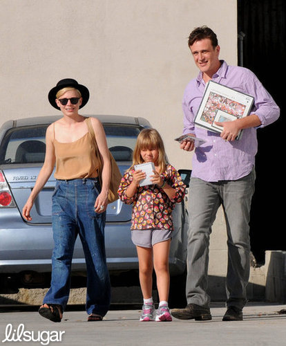 Michelle Williams, Jason Segel, and Matilda Ledger were out and about together in LA.
Michelle Williams, Jason Segel, and Matilda Ledger were out and about together in LA.
