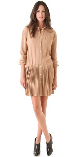 No. 21 Dress with Pleated Skirt
