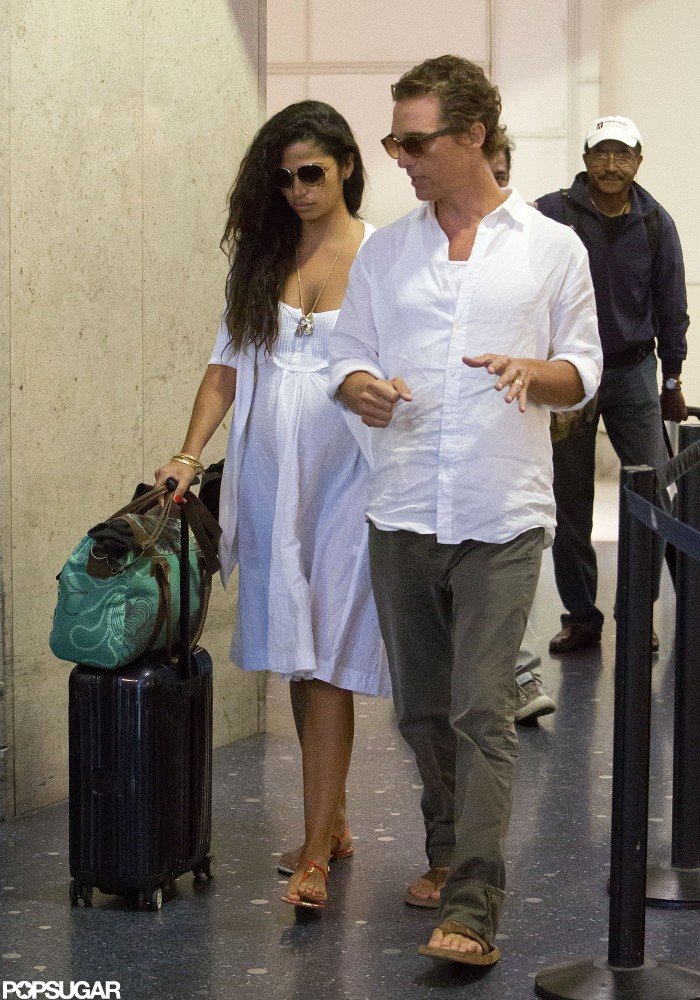 Matthew McConaughey and Camila Alves Wrap Up Their Vacation Matthew McConaughey and Camila Alves Wrap Up Their Vacation