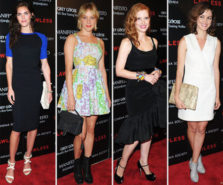 Jessica Chastain, Chloe Sevigny, Hilary Rhoda and more Frock Up for the Lawless NYC Screening: Who Was Best Dressed?