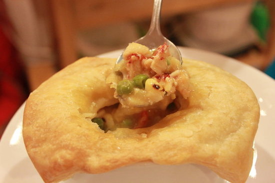 Lobster pot pie- scrumptious & hearty