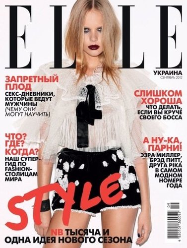 Elle Ukraine September 2012 Elle Ukraine September 2012