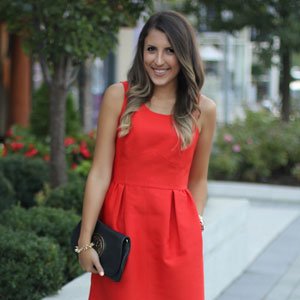 Little Red Dress Street Style
