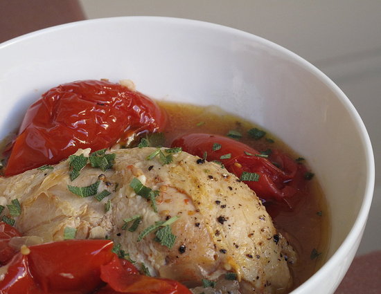 Braised Chicken With Summer Tomatoes