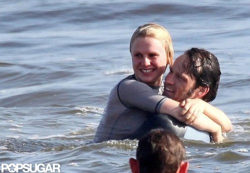 Anna Paquin and Stephen Moyer were romantic during a swim in the Pacific together in May 2010.
Anna Paquin and Stephen Moyer were romantic during a swim in the Pacific together in May 2010.