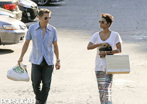 Halle Berry and Olivier Martinez were out and about together in LA.
Halle Berry and Olivier Martinez were out and about together in LA.
