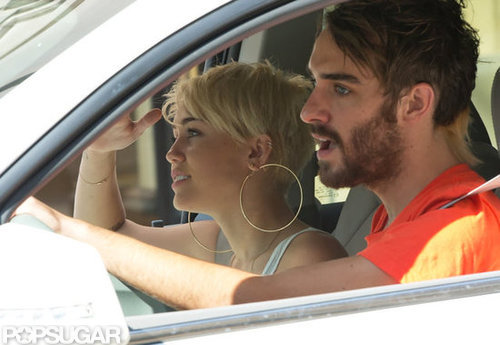 Miley Cyrus was spotted driving around Philadelphia with her friend Cheyne Thomas.
Miley Cyrus was spotted driving around Philadelphia with her friend Cheyne Thomas.