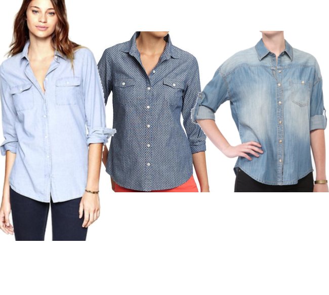 Chambray Shirt Women