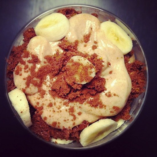 Pudding, brownies, and bananas — what more can you ask for? Try splurging for a banana creme brownie parfait for a summertime dessert. Made with Greek yogurt and chocolate powder, it's the perfect way to feel decadent while staying healthy.
Pudding, brownies, and bananas — what more can you ask for? Try splurging for a banana creme brownie parfait for a summertime dessert. Made with Greek yogurt and chocolate powder, it's the perfect way to feel decadent while staying healthy.