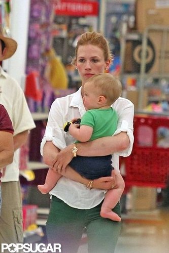 January Jones Takes Her Little Man to Target as Her Mystery Guy Gets ID'd January Jones Takes Her Little Man to Target as Her Mystery Guy Gets ID'd