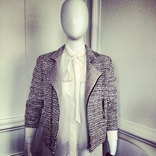 Between bites, we got a first look at The Outnet's in-house Iris & Ink collection. This tweed blazer is such a closet staple.
Between bites, we got a first look at The Outnet's in-house Iris & Ink collection. This tweed blazer is such a closet staple.