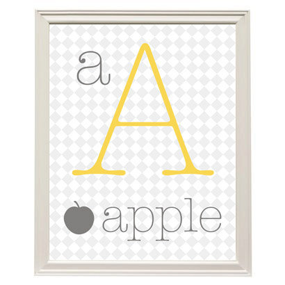 Printable Alphabet Wall Art ($3) Printable Alphabet Wall Art ($3)