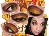 Gryffindor House/Fall Eye Look