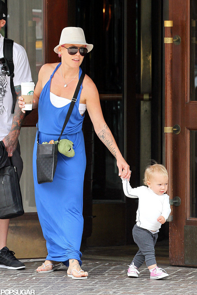 Pink and her daughter, Willow Hart, ventured to NYC together in July 2012.
Pink and her daughter, Willow Hart, ventured to NYC together in July 2012.