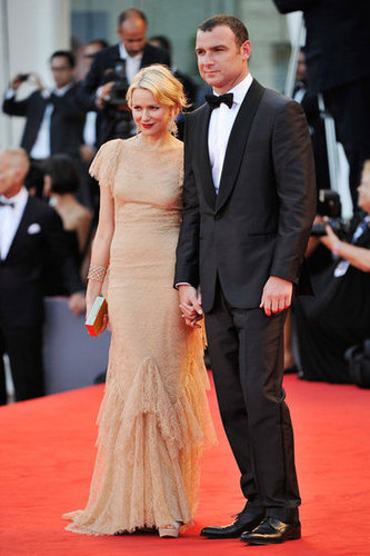Naomi Watts and Liev Schreiber Hold Hands During His Venice Premiere Naomi Watts and Liev Schreiber Hold Hands During His Venice Premiere