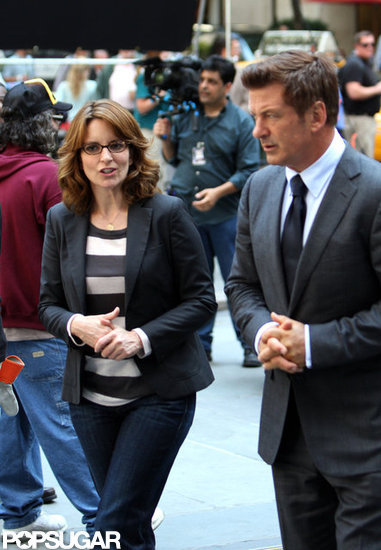 Tina Fey Shoots 30 Rock as Liz Lemon Baby Rumors Emerge Tina Fey Shoots 30 Rock as Liz Lemon Baby Rumors Emerge