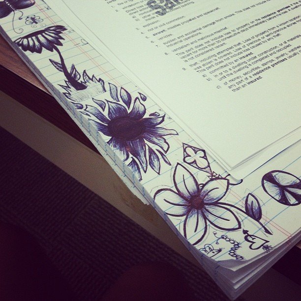 Taking Notes That Were 95% Doodles and 5% Notes Taking Notes That Were 95% Doodles and 5% Notes