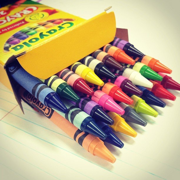 Buying a New Box of Crayons Buying a New Box of Crayons