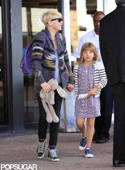 Michelle Williams and Matilda Ledger arrived in NYC together.
Michelle Williams and Matilda Ledger arrived in NYC together.