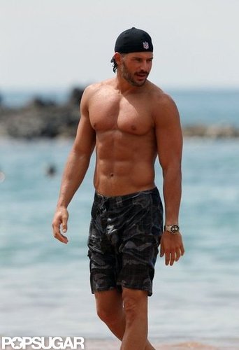 Joe Manganiello made a shirtless splash in Hawaii in October 2011.
Joe Manganiello made a shirtless splash in Hawaii in October 2011.