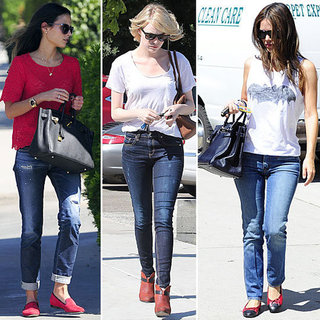 Red Shoe Trend Fall 2012
