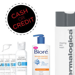 Cash or Credit: Acne Clearing Skincare on Every Budget Including Dermalogica, Biore and More