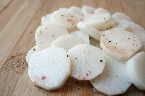 Daikon, Umeboshi Vinegar, and Black Pepper Daikon, Umeboshi Vinegar, and Black Pepper