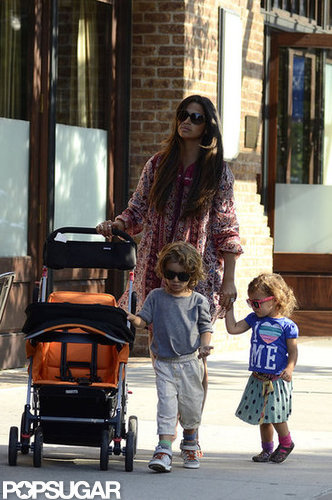 Camila Alves held Vida's hand while Levi walked ahead on a stroll around NYC.
Camila Alves held Vida's hand while Levi walked ahead on a stroll around NYC.