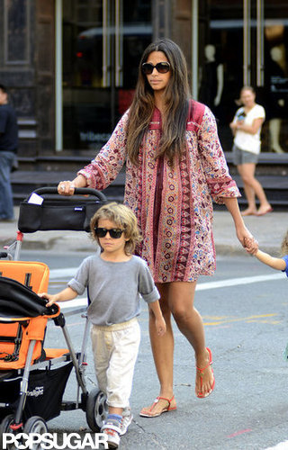 Camila Alves followed Levi on a stroll around NYC.
Camila Alves followed Levi on a stroll around NYC.