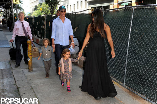 Camila Alves and Kids Keep Close to Matthew McConaughey in Manhattan Camila Alves and Kids Keep Close to Matthew McConaughey in Manhattan
