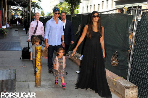 Camila Alves and Kids Keep Close to Matthew McConaughey in Manhattan Camila Alves and Kids Keep Close to Matthew McConaughey in Manhattan