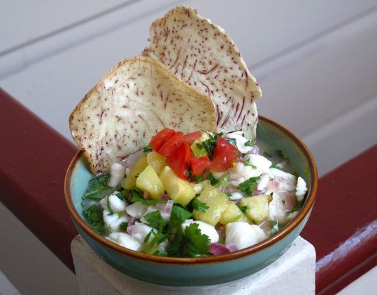 Hawaiian Halibut Ceviche