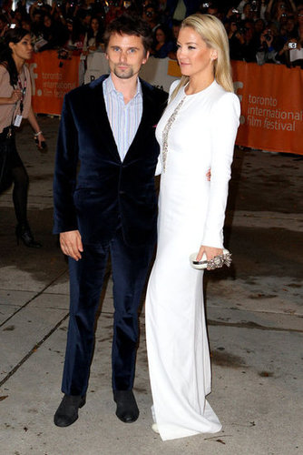 Kate Hudson Gets Gorgeous in White With Matthew Bellamy at TIFF Kate Hudson Gets Gorgeous in White With Matthew Bellamy at TIFF