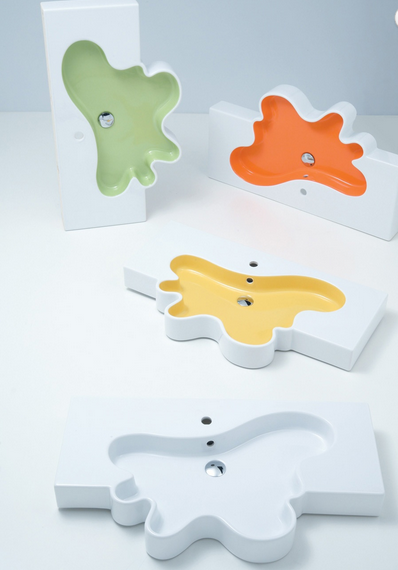 colurful basins 
