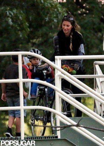 Gisele Bundchen Returns to Boston to Bike With Her Boys Gisele Bundchen Returns to Boston to Bike With Her Boys