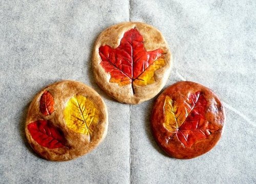 For Fall: Salt Dough Leaf Prints For Fall: Salt Dough Leaf Prints