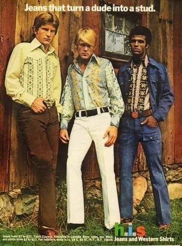 Jeans that turn a dud into a stud.
Jeans that turn a dud into a stud.