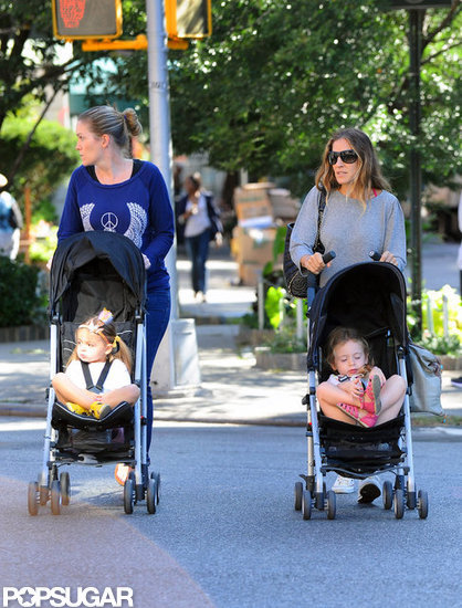 Sarah Jessica Parker strolled her twins, Tabitha and Loretta, around the West Village.
Sarah Jessica Parker strolled her twins, Tabitha and Loretta, around the West Village.
