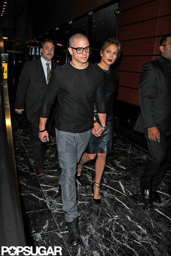 Jennifer Lopez Dines With Casper and Sits Down With Katie Jennifer Lopez Dines With Casper and Sits Down With Katie
