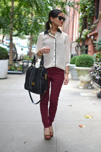 Falling for maroon