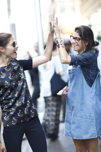 We agree — Leandra Medine's adorable overalls deserve a high-five.
Source: Greg Kessler
We agree — Leandra Medine's adorable overalls deserve a high-five.
Source: Greg Kessler