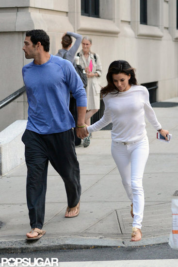 Eva Longoria Steps Out Hand in Hand With Mark Sanchez Eva Longoria Steps Out Hand in Hand With Mark Sanchez