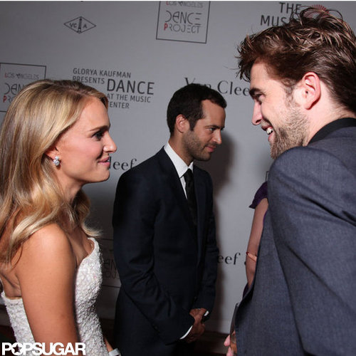 Natalie Portman chatted with Robert Pattinson.
Natalie Portman chatted with Robert Pattinson.