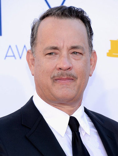 Tom Hanks showed off a mustache on the red carpet at the Emmy Awards.
Tom Hanks showed off a mustache on the red carpet at the Emmy Awards.